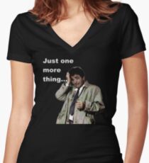 Columbo - Just one more thing Women's Fitted V-Neck T-Shirt