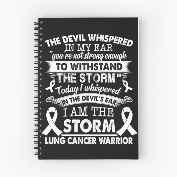 Item preview, Devil Whispered Storm Lung Cancer Awareness designed and sold by StarcyWol.