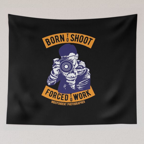 Item preview, Born to Shoot, Independent Photographer designed and sold by MHabeeb.