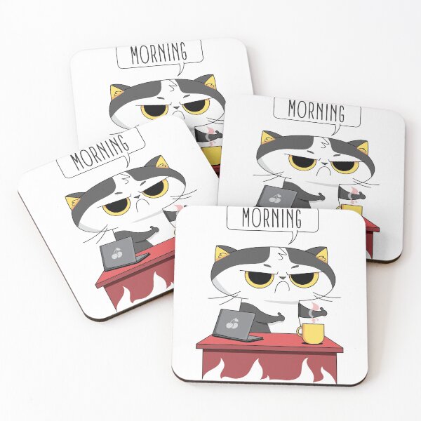 Item preview, Morning cat designed and sold by BonsaidoPoh.
