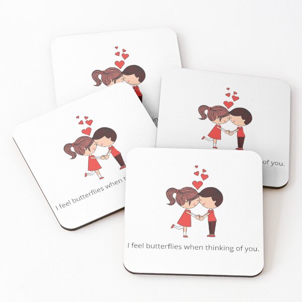 Item preview, I feel butterflies when thinking of you designed and sold by MEBH.