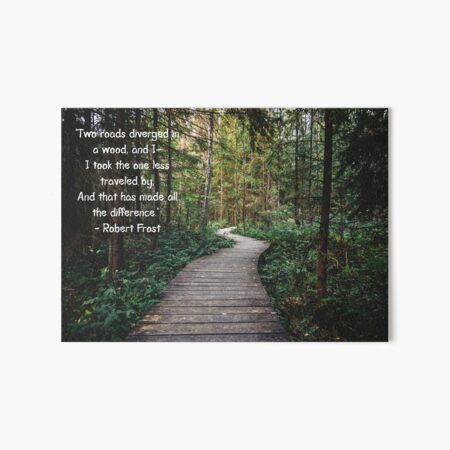 Item preview, Road Not Taken by Robert Frost  designed and sold by Einsteincreates.