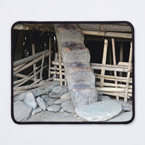 Item preview, Rustic Carved Stairs Bamboo House, Arunachal Pradesh, India designed and sold by worldways.