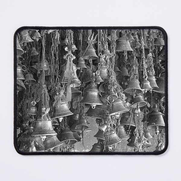 Item preview, Indian Hanging Prayer Bells, India, Grey scale designed and sold by worldways.