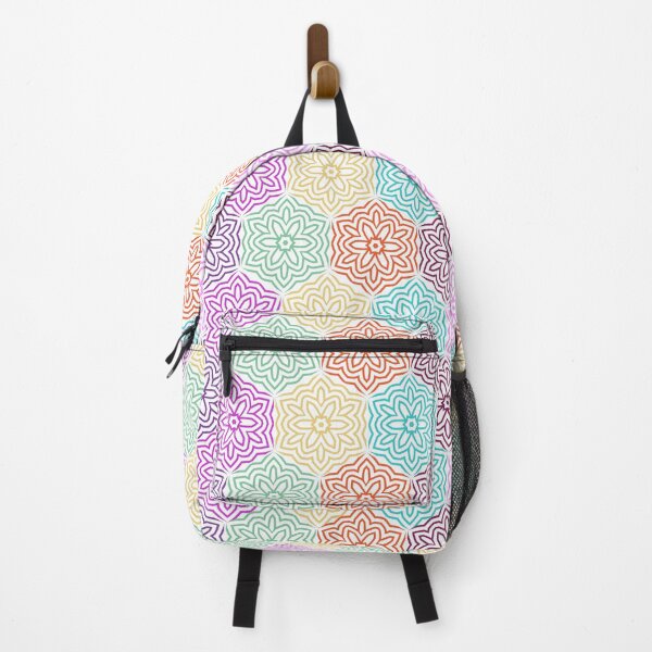 Item preview, colorful hexagon mosaic pattern designed and sold by Anna Lemos.