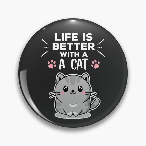 Item preview, Life is Better with a Cat designed and sold by MeowsAndMakes.