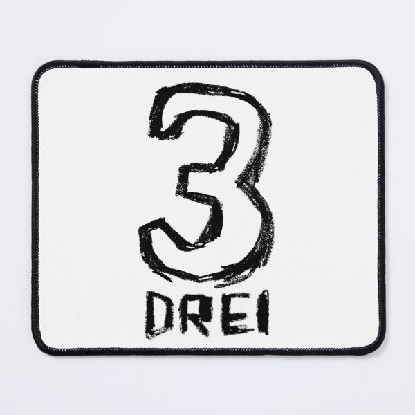 Item preview, Number Three, German Number 3 designed and sold by badlydrawnbabe.