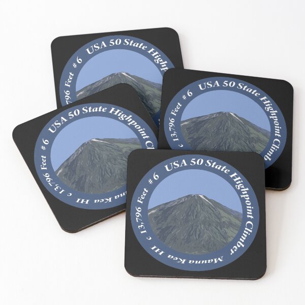 Item preview, Mauna Kea HI 6 of 50 States Highpoint Climbers  designed and sold by janraydesigns.