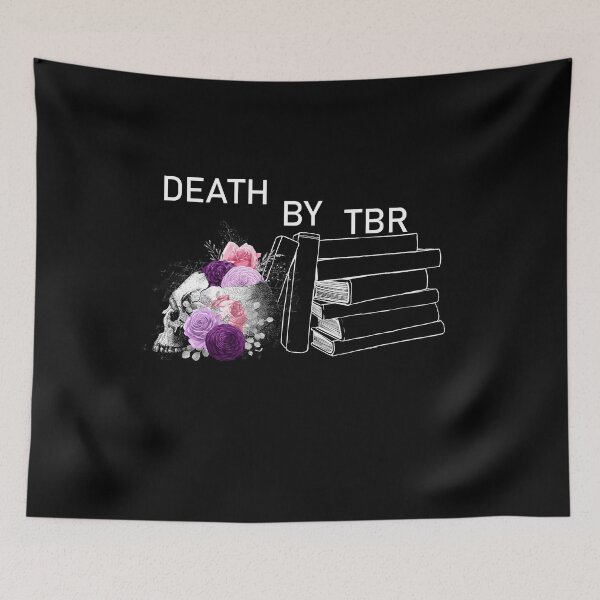Item preview, Death by TBR - Bookish Halloween designed and sold by Hallows03.