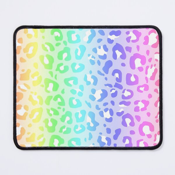 Item preview, Pastel Rainbow and White Spots Leopard Print designed and sold by Bumblefuzzies.