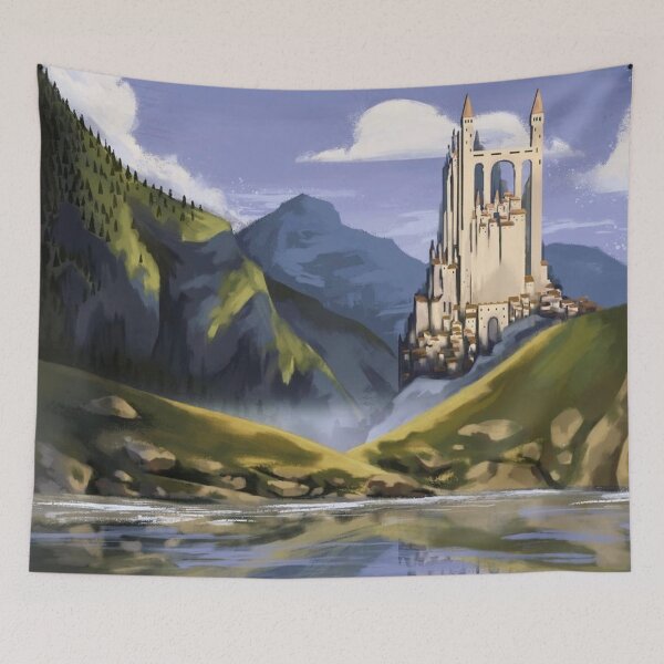 Item preview, Castle on a hill designed and sold by Amanda Teel.