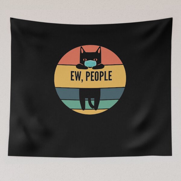 Item preview, Hanging Cat With Mask Ew People designed and sold by TheUnknown93.