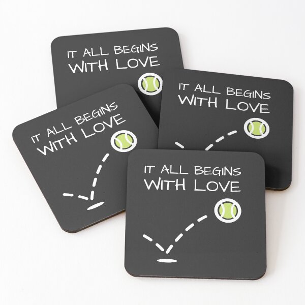 Item preview, Tennis funny quote - All Begins With Tennis Love  designed and sold by Natkopod.