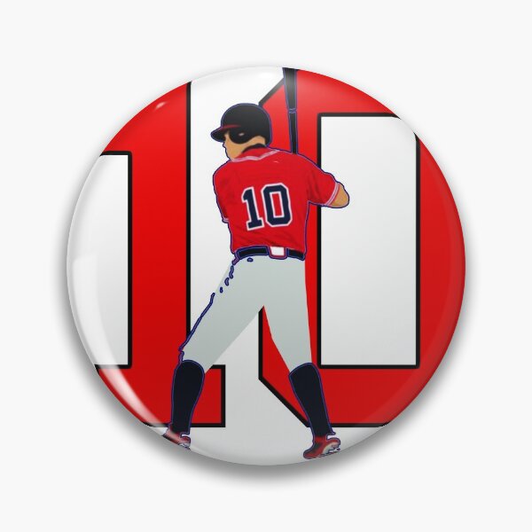 Item preview, THE VINTAGE ATLANTA RETRO CLASSIC TURNER FIELD OLD SCHOOL CHIPPER JONES SHIRT AND STICKER  designed and sold by Letsmile.