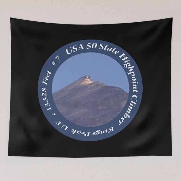 Item preview, Kings Peak UT 7 of 50 States Highpoint Climbers  designed and sold by janraydesigns.