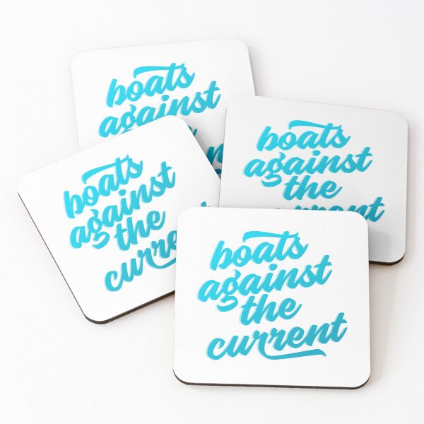 Item preview, The Great Gatsby: Boats against the current designed and sold by rissidesigns.