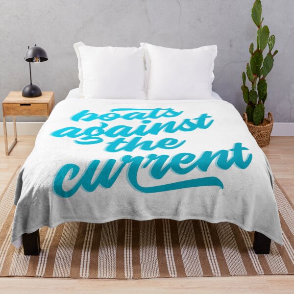 Item preview, The Great Gatsby: Boats against the current designed and sold by rissidesigns.