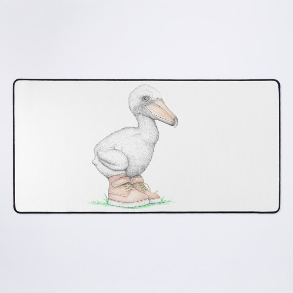 Item preview, Shoebill Chick in Work Boots designed and sold by JimsBirds.
