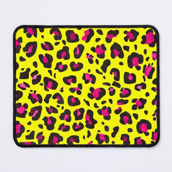 Item preview, Yellow, Bright Pink, and Black Leopard Print designed and sold by Bumblefuzzies.