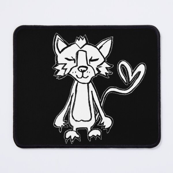 Item preview, Kawaii Wild Cat Love, Punk Cat designed and sold by badlydrawnbabe.