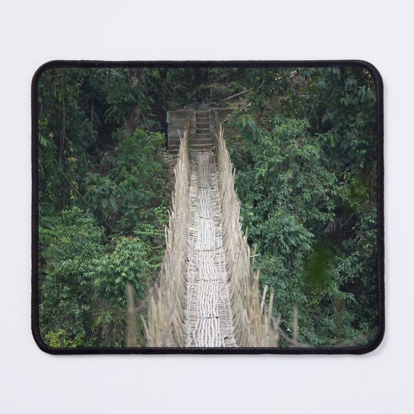 Item preview, Bamboo Suspension bridge Tropical Jungle Arunachal Pradesh India designed and sold by worldways.
