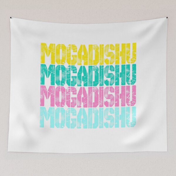 Item preview, Mogadishu City Vintage Art designed and sold by VintageSomalia.
