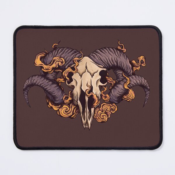 Item preview, Smoky Sheep Skull designed and sold by LaGode.
