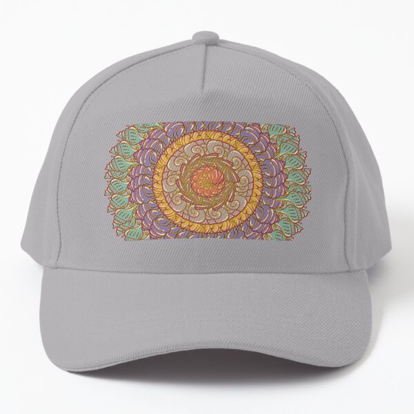 mandala aqua mothermandala aqua mothermandala aqua mother Baseball Cap