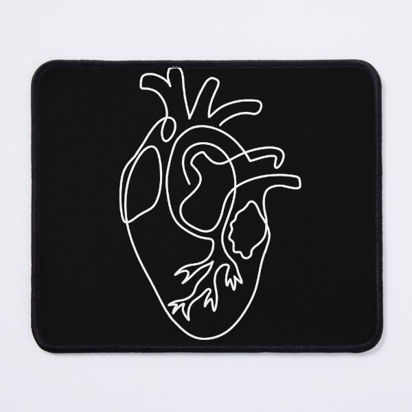 Item preview,  Continuous Line Heart - White Line Heart designed and sold by LaGode.