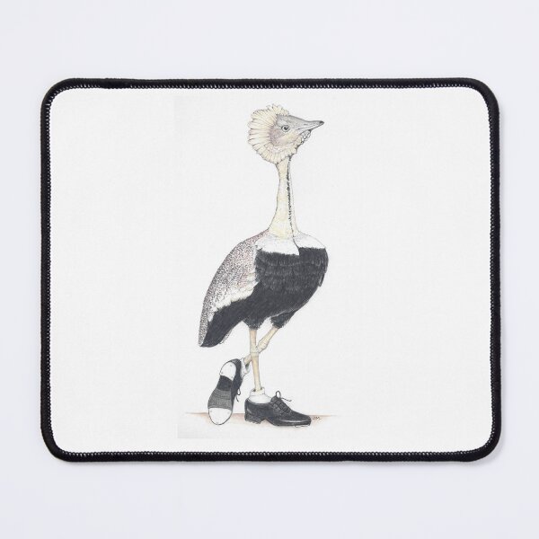 Item preview, Buff Crested Bustard in Tap Shoes designed and sold by JimsBirds.
