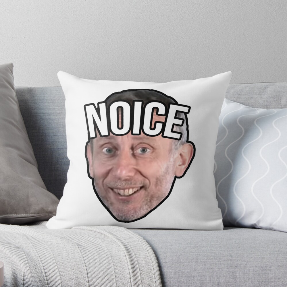 Noice Guy Throw Pillow By Webbstr Redbubble