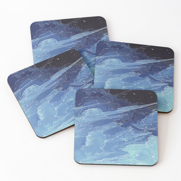 Item preview, Cloudy Alaskan Night Sky designed and sold by djamorartworks.