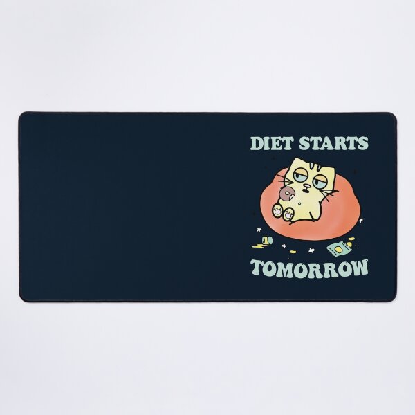 Item preview, Funny Cat Diet Starts Tomorrow designed and sold by StarsForgers.