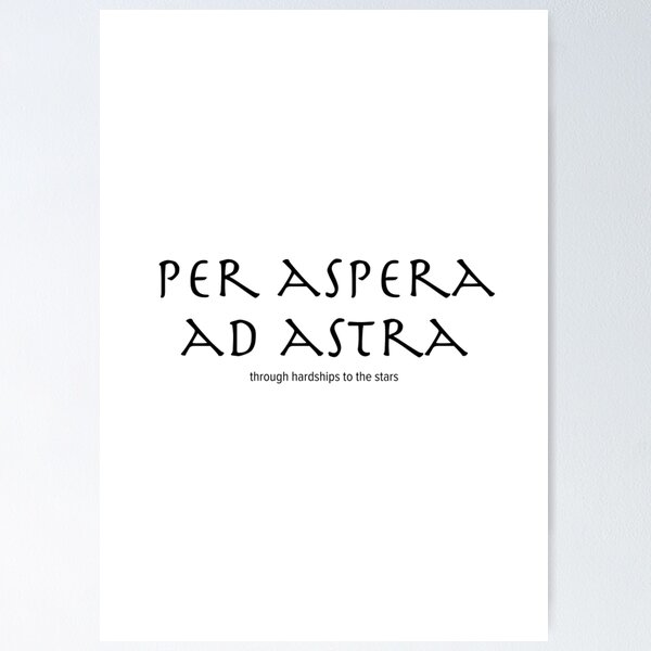 Item preview, Per aspera ad astra designed and sold by krabaska.