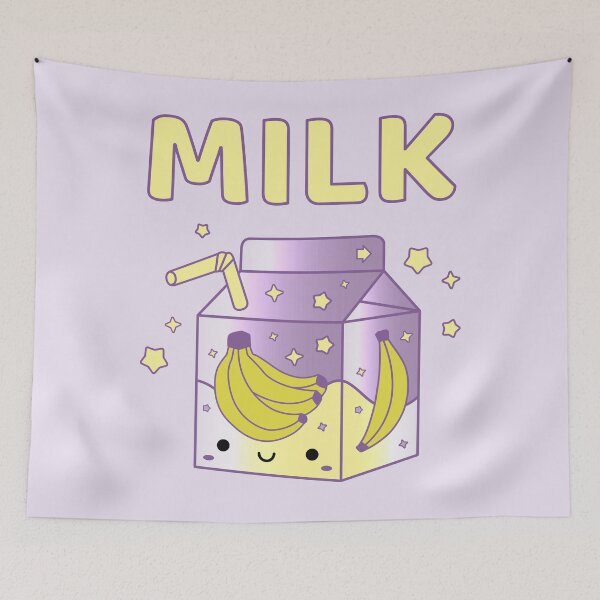 Item preview, Kawaii Banana Milk Box  designed and sold by StarsForgers.