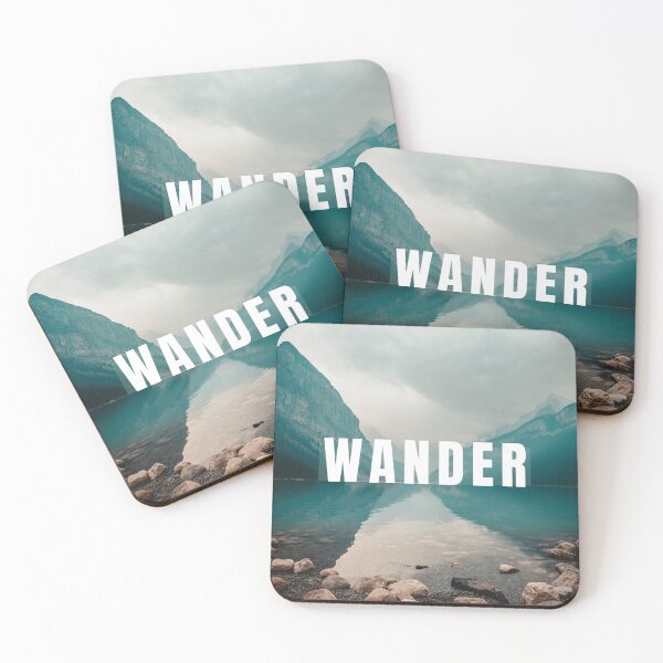 Item preview, MerchHaus - WANDER Camping/Travel/ Hiking Into The Mountains Design designed and sold by MerchHaus.