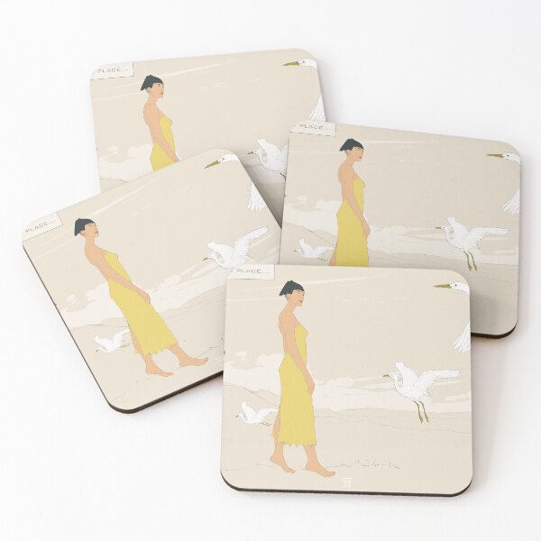 Item preview, Chinese fashion girl with birds designed and sold by vrojart.