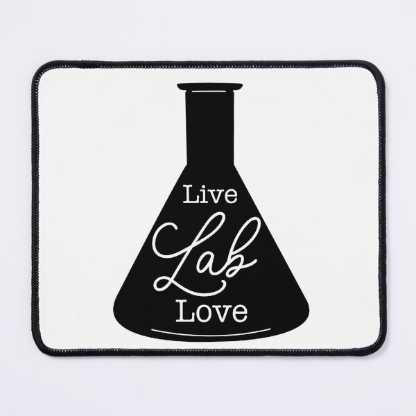 Item preview, Black Live Lab Love Flask designed and sold by Lindsey Seymour.