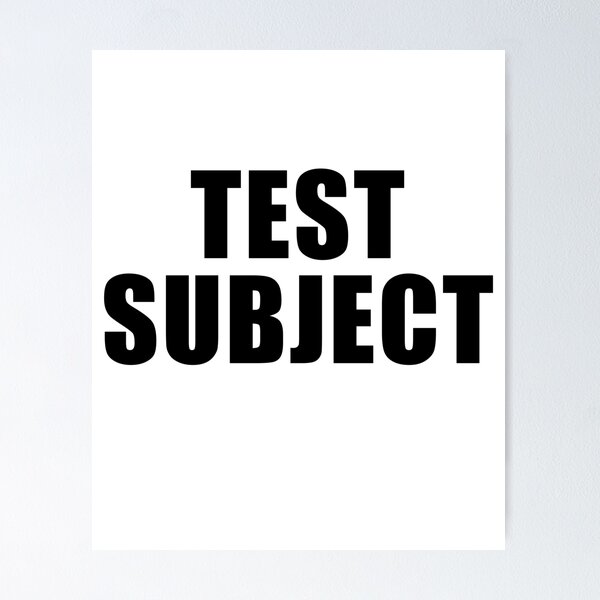 Item preview, Test Subject designed and sold by BigPapaJ.