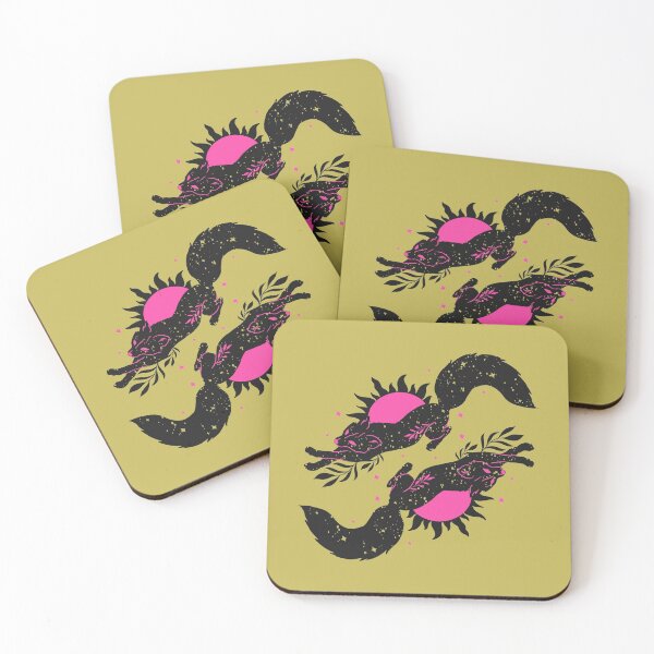 Item preview, Lunar Foxes designed and sold by ColorsandShapes.