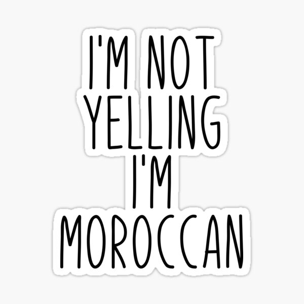 Aperçu de l'œuvre Je ne crie pas, je suis marocain - Maroc créée et vendue par MountainD.