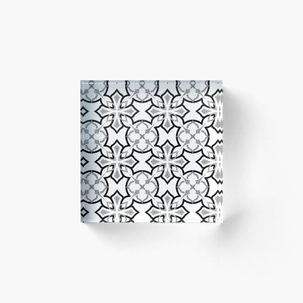 Aperçu de l'œuvre Motif de mandala géométrique monochrome Dotwork créée et vendue par Anicatattoos.