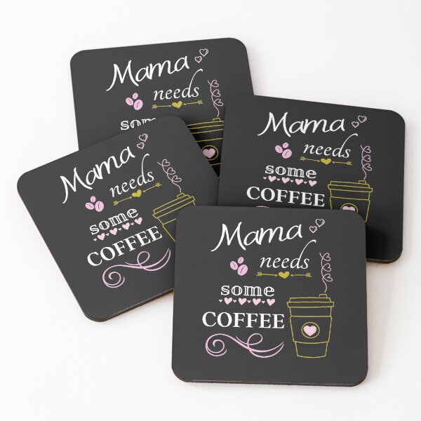 Item preview, Mama Needs Some Coffee asat  designed and sold by Ink-and-Thread.