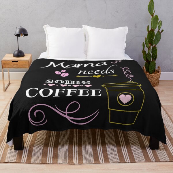 Item preview, Mama Needs Some Coffee asat designed and sold by Ink-and-Thread.