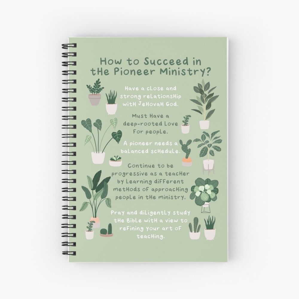 How to Succeed in the Pioneer Ministry? Spiral Notebook