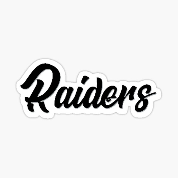 Las Vegas Raiders Blaze Helmet Sticker / NFL Vinyl Decal 10 sizes W/  TRACKING