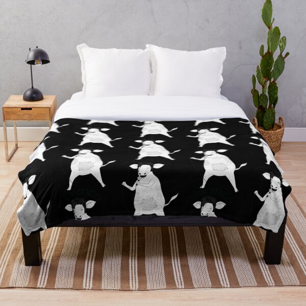 Item preview, Vaca cantando Elvis Presley Animal Karaoke Ilustración designed and sold by Lynnette36.