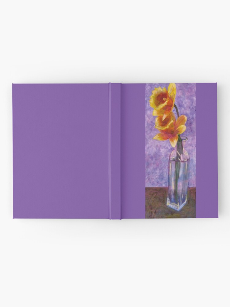 Thumbnail 2 of 3, Journal, Daffodils in a Glass Vase designed and sold by ByFitsAndStarts.