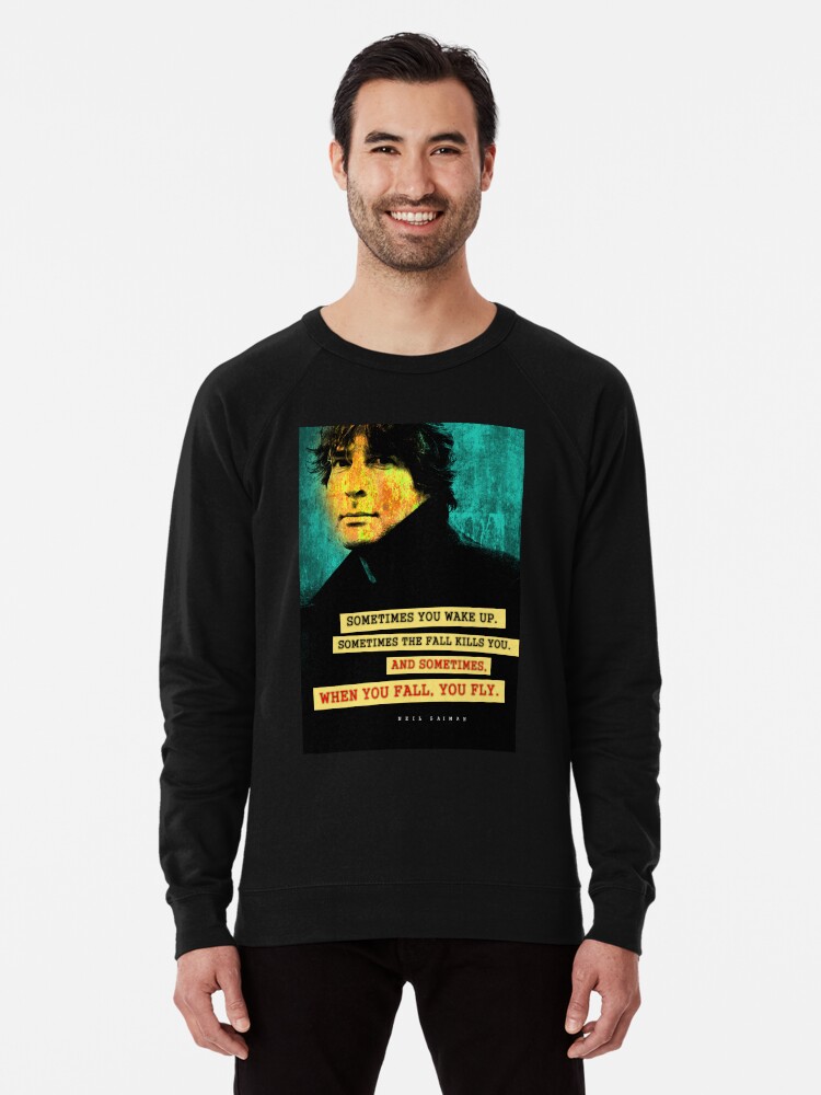 Alternate view of Neil Gaiman Quote Lightweight Sweatshirt