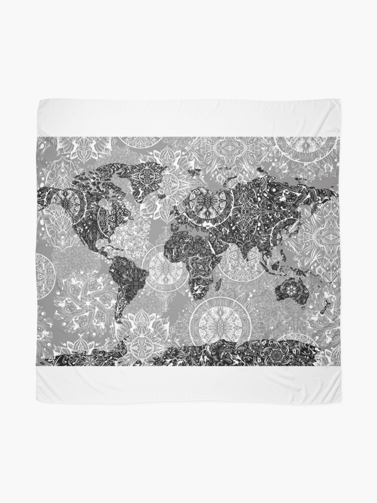 world map Scarf for Sale by BekimART